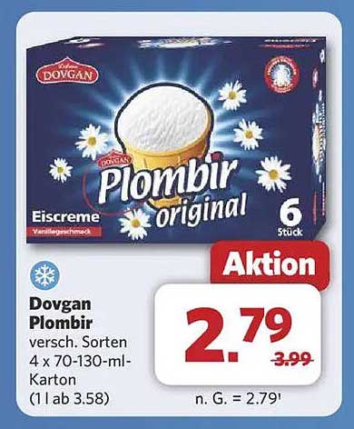 Dovgan Plombir Eisceme original 4 x 70-130-ml-Karton