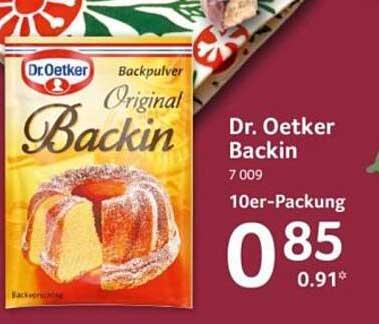 Dr. Oetker Backin 10er-Packung