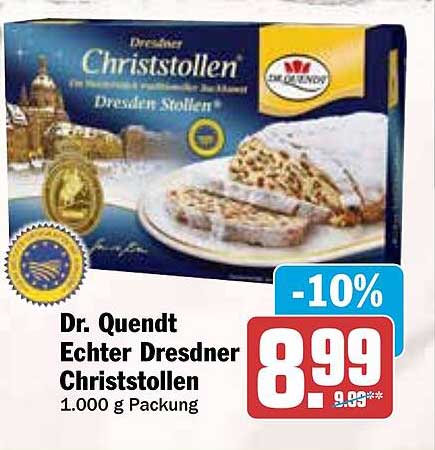 Dr. Quendt Echter Dresdner Christstollen