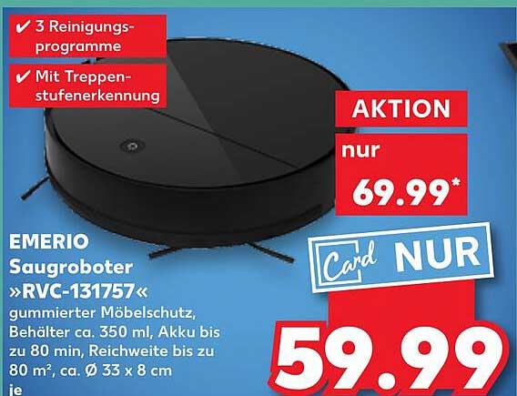 EMERIO Saugroboter »RVC-131757«