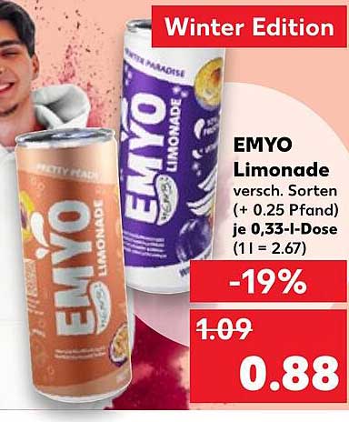 EMYO Limonade - Wintersorten im Angebot