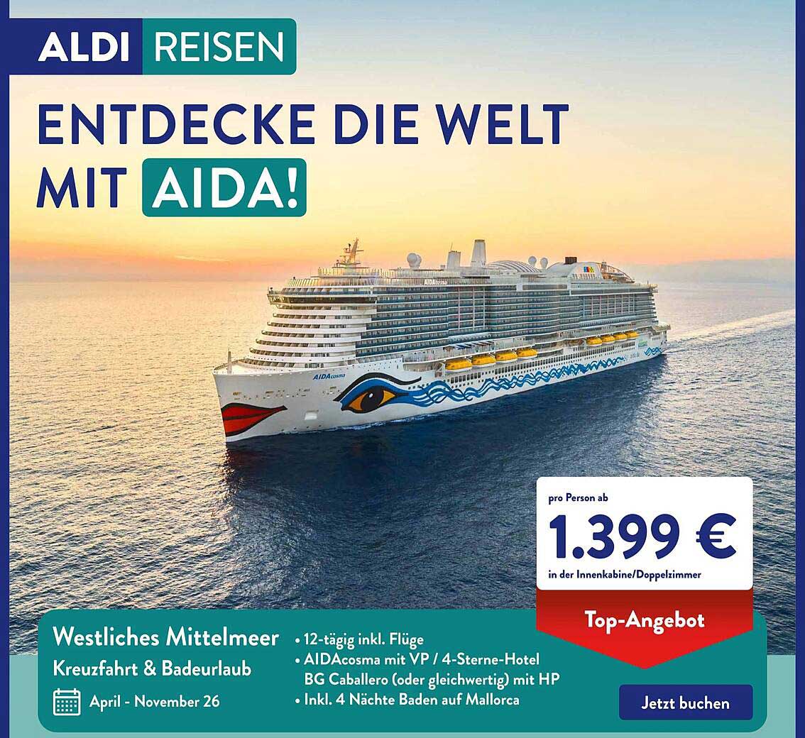 Entdecke die Welt mit AIDA - Luxus Kreuzfahrt & Badeurlaub