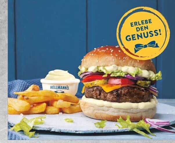 Erlebe den Genuss mit unserem saftigen Burger!