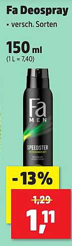 Fa Deospray - verschiedene Sorten, 150 ml