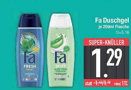 Fa Duschgel je 250ml Flasche
