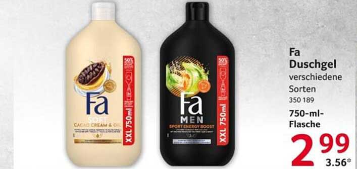 Fa Duschgel verschiedene Sorten 750 ml