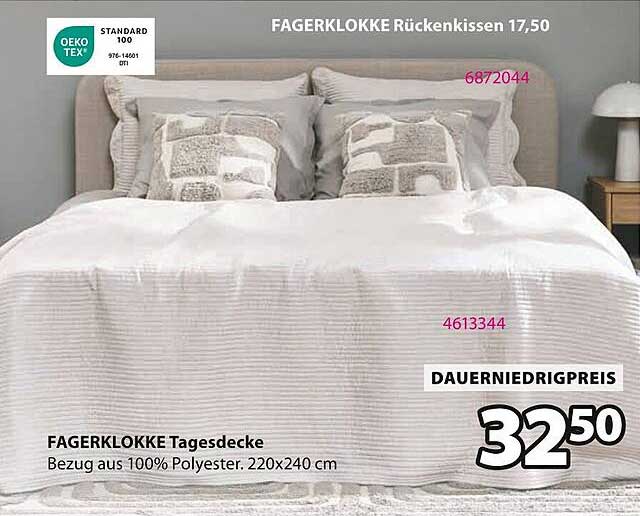 FAGERKLOKKE Tagesdecke