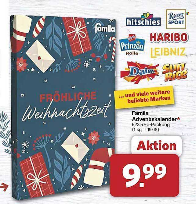 Famila Adventskalender - Fröhliche Weihnachtszeit