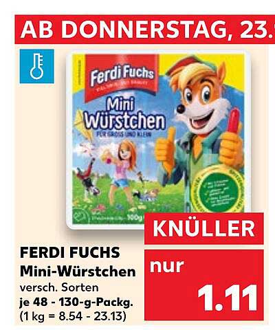 FERDI FUCHS Mini-Würstchen