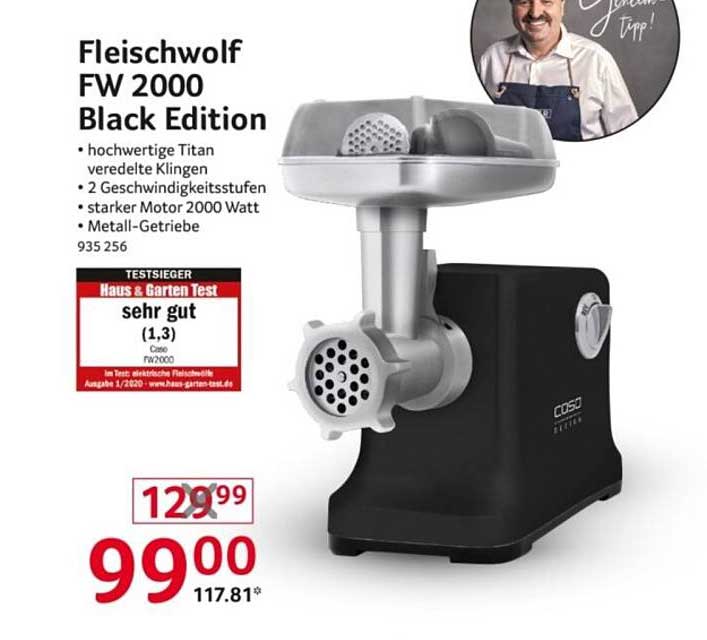 Fleischwolf FW 2000 Black Edition