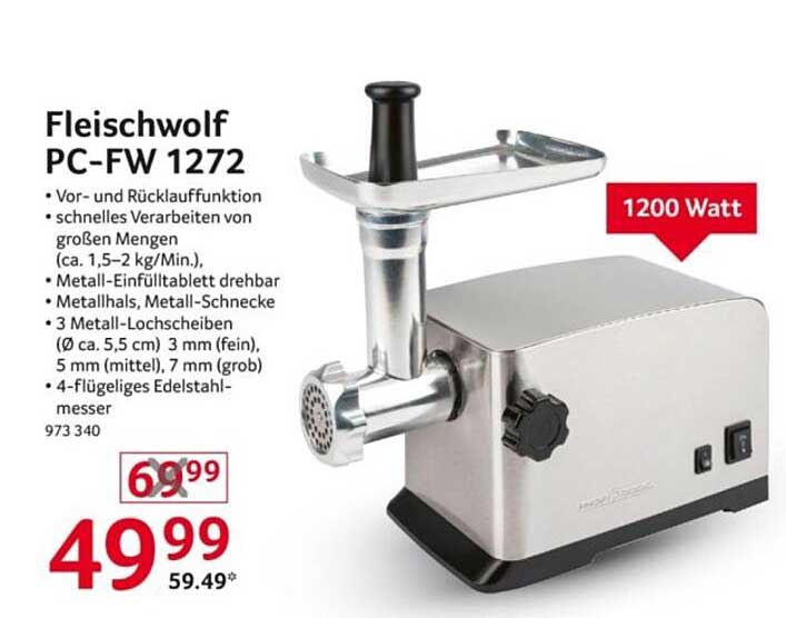 Fleischwolf PC-FW 1272