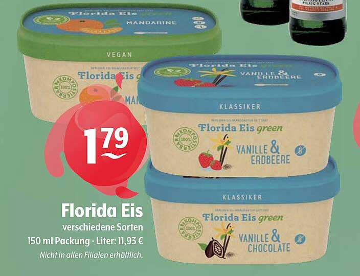 Florida Eis verschiedene Sorten