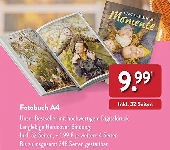Fotobuch A4 - Unvergessliche Momente