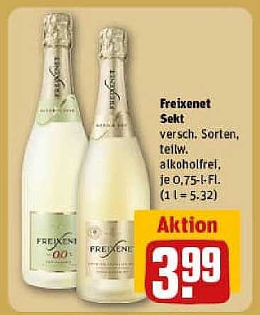 Freixenet Sekt - verschiedene Sorten, teilweise alkoholfrei