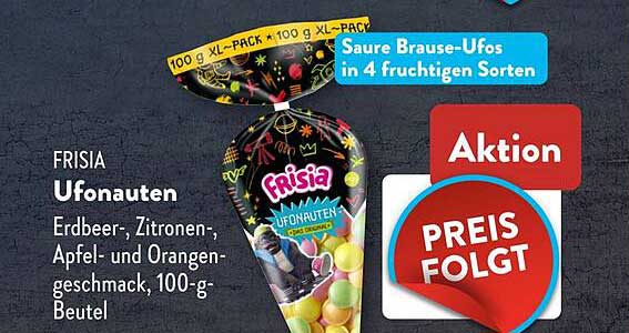 FRISIA Ufonauten - Saure Brause-Ufos in 4 fruchtigen Sorten