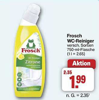 Frosch WC-Reiniger verschiedene Sorten 750-ml-Flasche