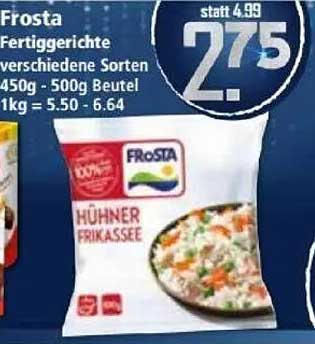 Frosta Fertiggerichte – Hühner Frikassee
