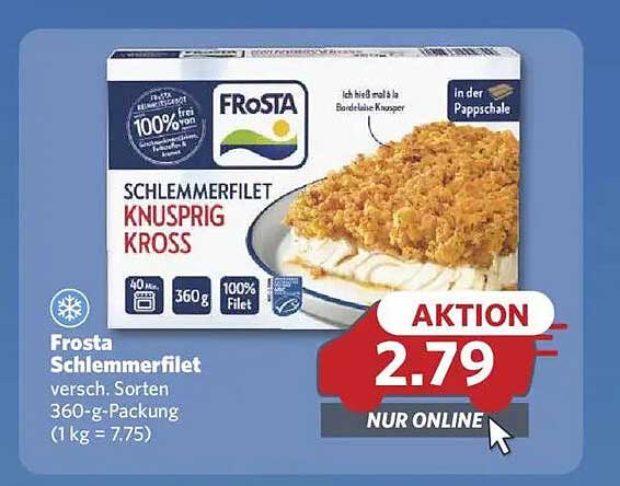Frosta Schlemmerfilet Knusprig Kross 360-g-Packung