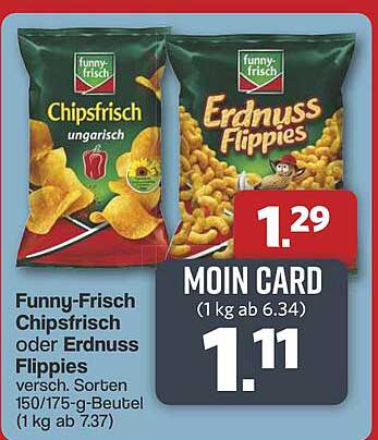 Funny-Frisch Chipsfrisch oder Erdnuss Flippies