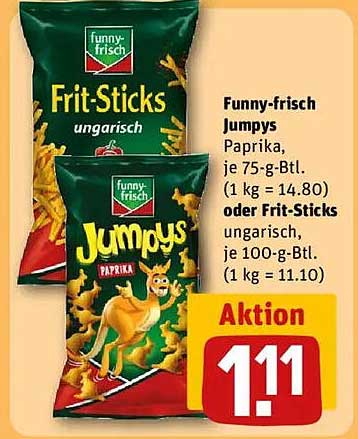 Funny-frisch Jumpys Paprika 75-g-Btl.