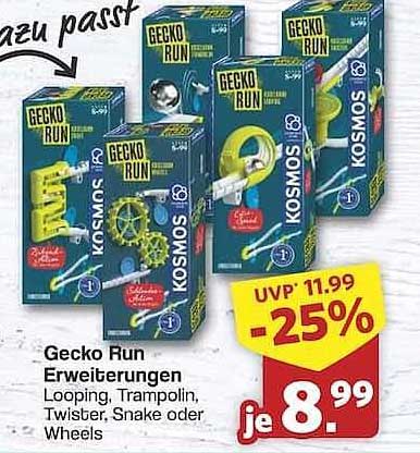 Gecko Run Erweiterungen - Looping, Trampolin, Twister, Snake oder Wheels