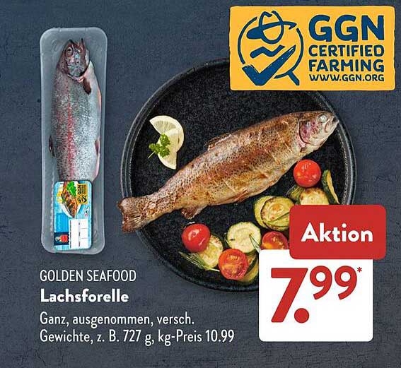 GOLDEN SEAFOOD Lachsforelle