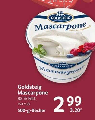 Goldsteig Mascarpone 500 g Becher
