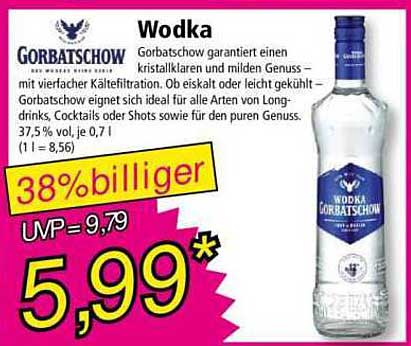 Gorbatschow Wodka - 0,7 l