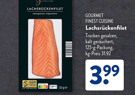 GOURMET FINEST CUISINE Lachsrückenfilet