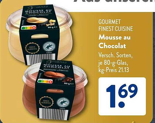 GOURMET FINEST CUISINE Mousse au Chocolat 80 g