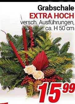 Grabschale EXTRA HOCH - Verschiedene Ausführungen, ca. H 50 cm