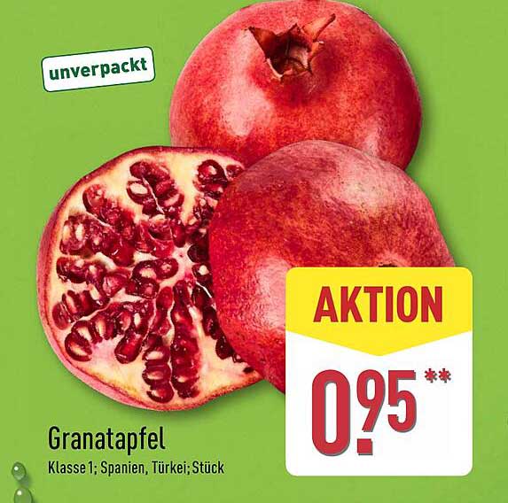 Granatapfel Klasse 1; Spanien, Türkei; Stück