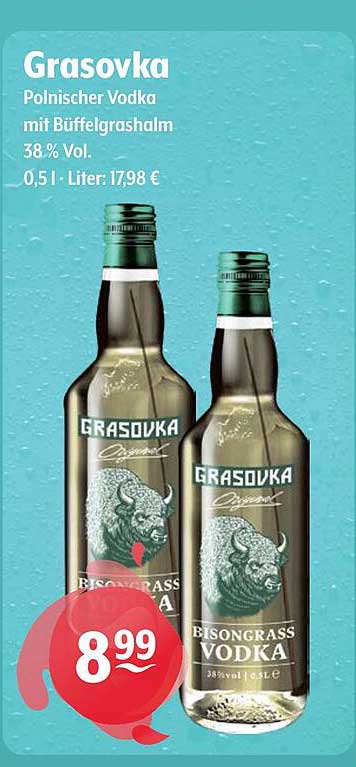 Grasovka - Polnischer Vodka mit Büffelgras