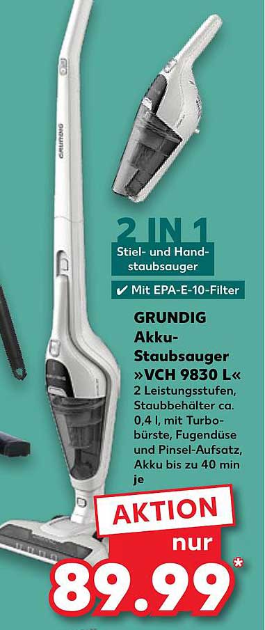 GRUNDIG Akku-Staubsauger »VCH 9830 L«
