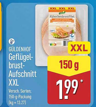 GÜLDENHOF Geflügelbrust-Aufschnitt XXL