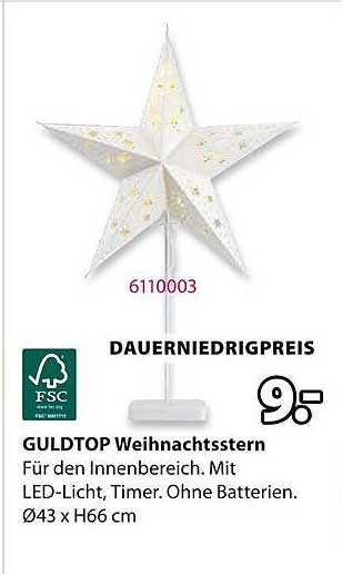 GULDTOP Weihnachtsstern