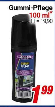 Gummi-Pflege 100 ml für nur 1,99 €