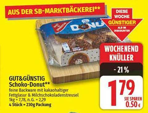 GUT& GÜNSTIG Schoko-Donut