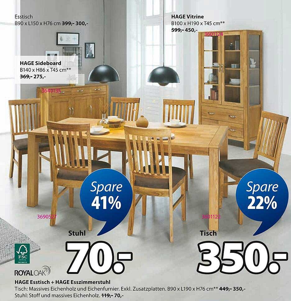 HAGE Esszimmerstuhl für 70€ – Jetzt 41% sparen!