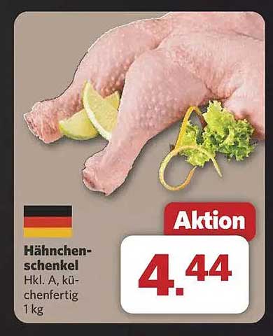 Hähnchenschenkel Hkl. A, küchenfertig 1 kg
