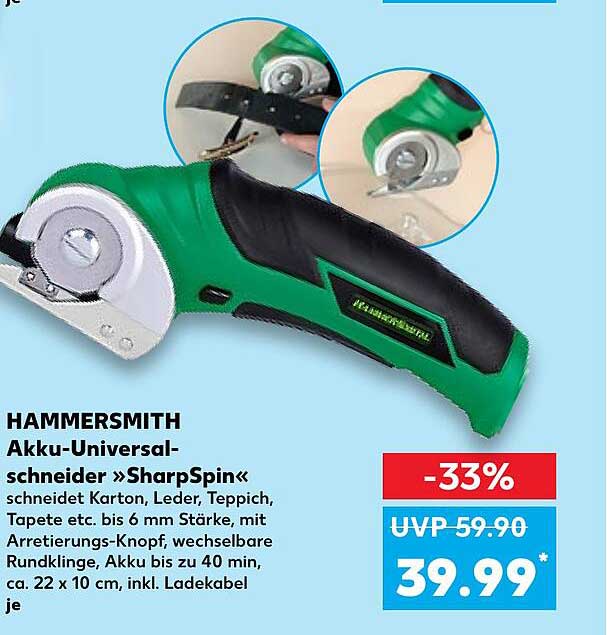 HAMMERSMITH Akku-Universal-schneider »SharpSpin«