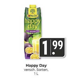 Happy Day Fruchtsäfte – verschiedene Sorten, 1 L