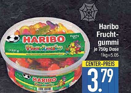 Haribo Fruchtgummi je 750g Dose