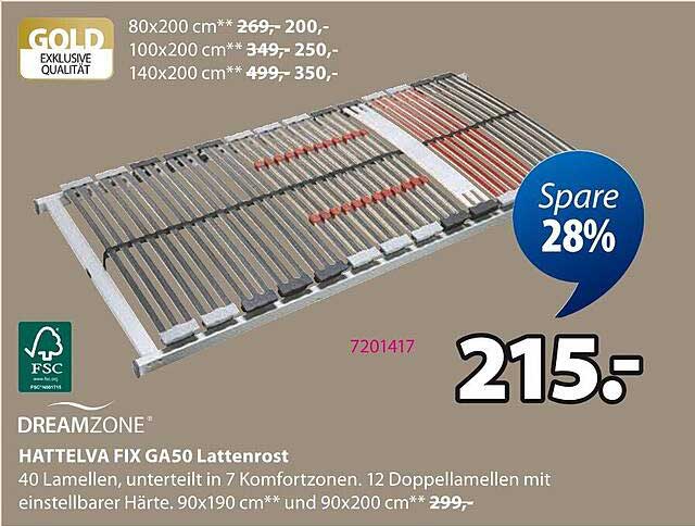 HATTELVA FIX GA50 Lattenrost
