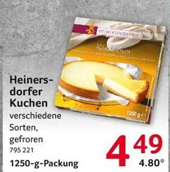 Heinersdorfer Kuchen – verschiedene Sorten, gefroren