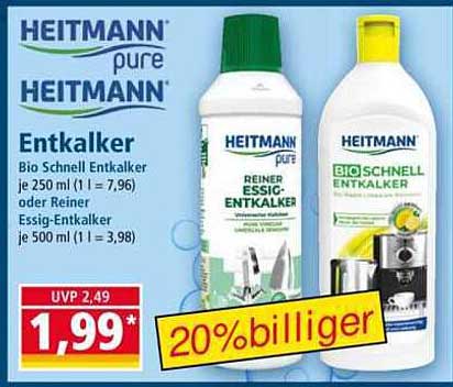 Heitmann Entkalker - Bio Schnell Entkalker