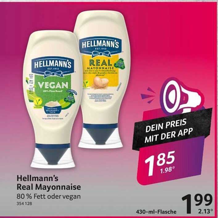 Hellmann's Real Mayonnaise 430-ml-Flasche