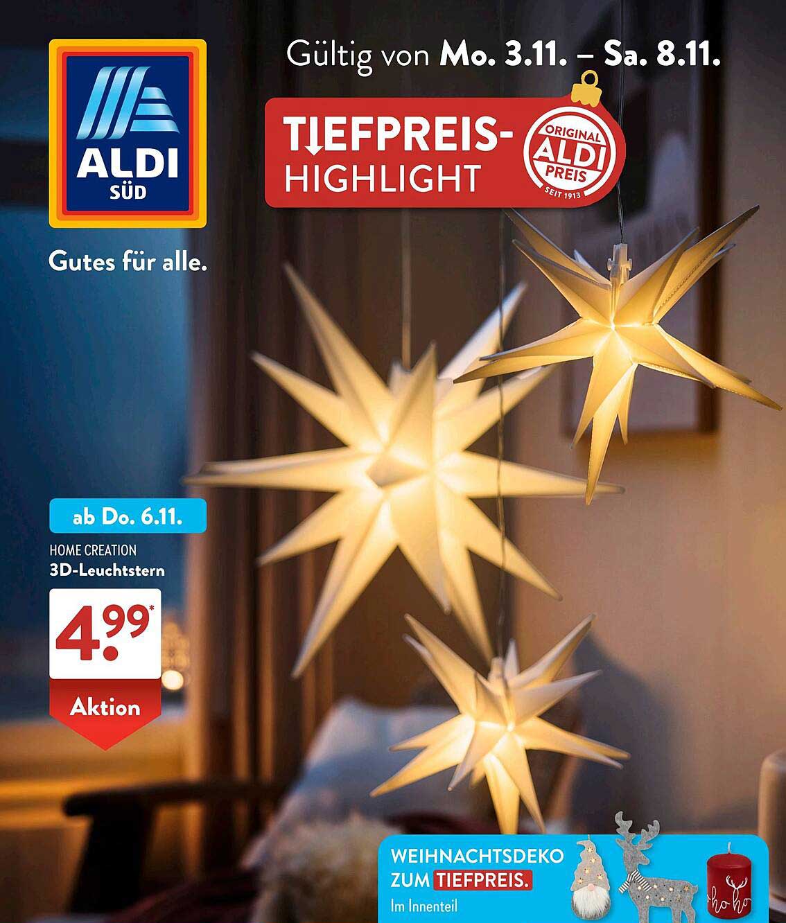 HOME CREATION 3D-Leuchtstern