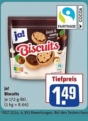 ja! Biscuits 172 g-Btl.