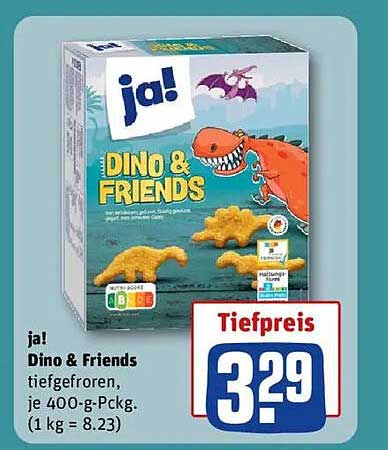 ja! Dino & Friends tiefgefroren